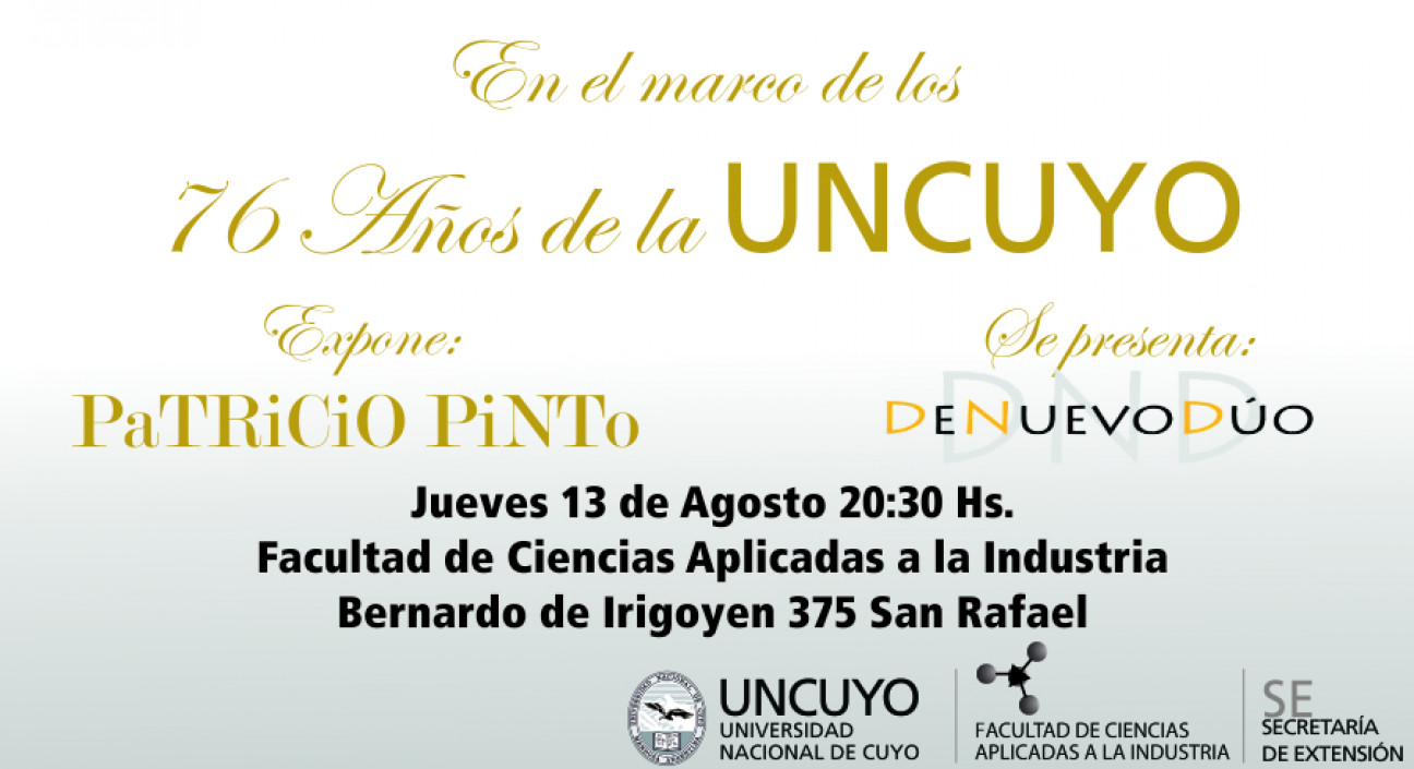 imagen Festejos 76 aniversario UNCUYO