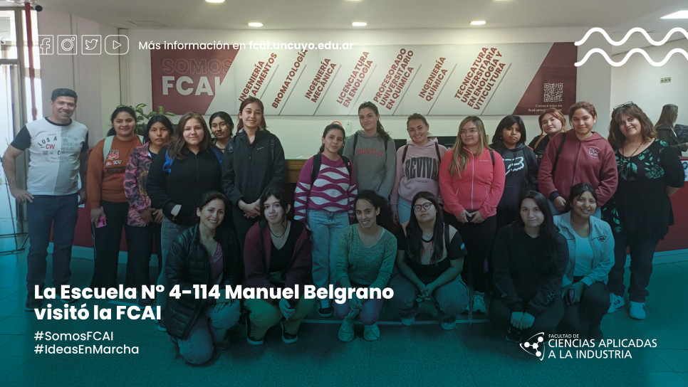 imagen La Escuela N° 4-114 Manuel Belgrano visitó la FCAI