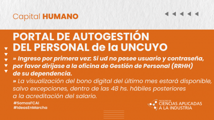 imagen Portal autogestión Personal UNCuyo