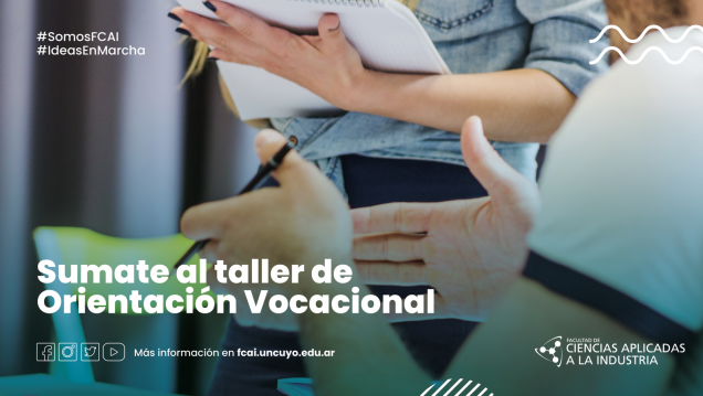 imagen Taller de Orientación Vocacional para estudiantes de 5to año.