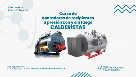 imagen Curso de operadores de recipientes a presión con fuego y sin fuego CALDERISTAS