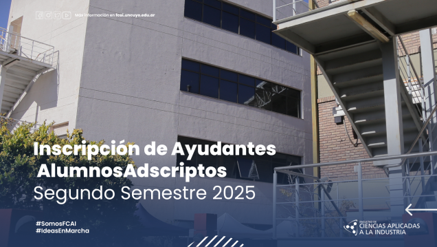 imagen Inscripción de Ayudantes  AlumnosAdscriptos Segundo Semestre 2025