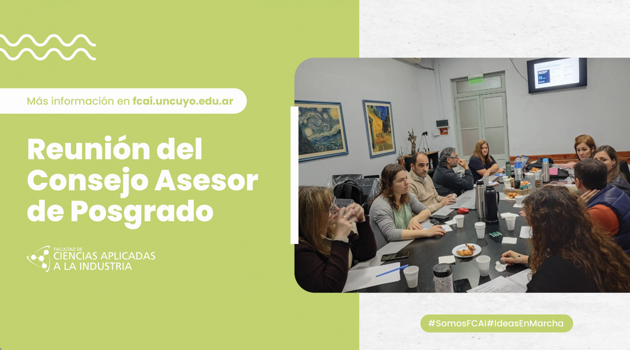 imagen Reunión del Consejo Asesor de Posgrado