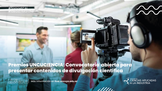 imagen Premios UNCUCIENCIA: convocatoria abierta para presentar contenidos de divulgación científica