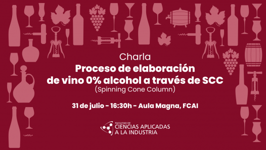 imagen Charla Proceso de elaboración de vino 0% alcohol a través de SCC (Spinning Cone Column)