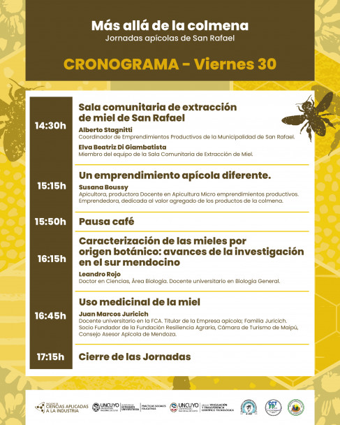 imagen "Más allá de la colmena" | Jornadas apícolas de San Rafael