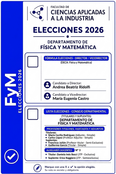 imagen 07 de agosto Elecciones Departamentales