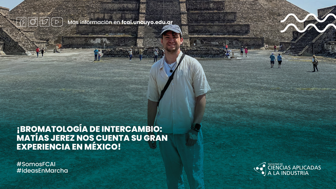 imagen ¡BROMATOLOGÍA DE INTERCAMBIO: MATÍAS JEREZ NOS CUESTA SU GRAN EXPERIENCIA EN MÉXICO!