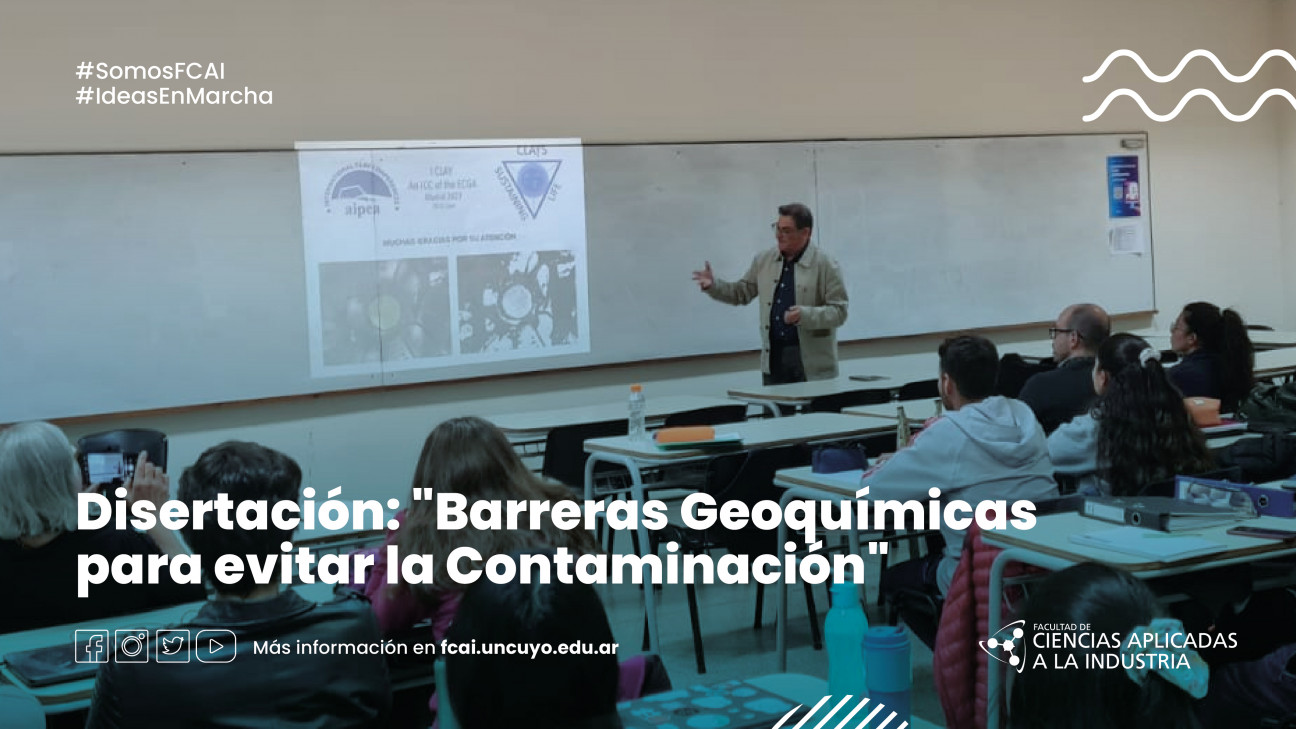 imagen Disertación "Barreras Geoquímicas para evitar la Contaminación"