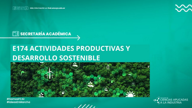 imagen E174 Actividades Productivas y Desarrollo Sostenible 