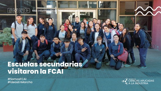 imagen Escuelas secundarias visitaron la FCAI