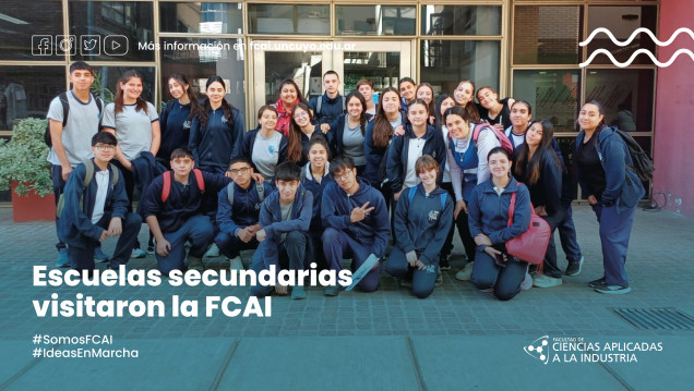 imagen Escuelas secundarias visitaron la FCAI
