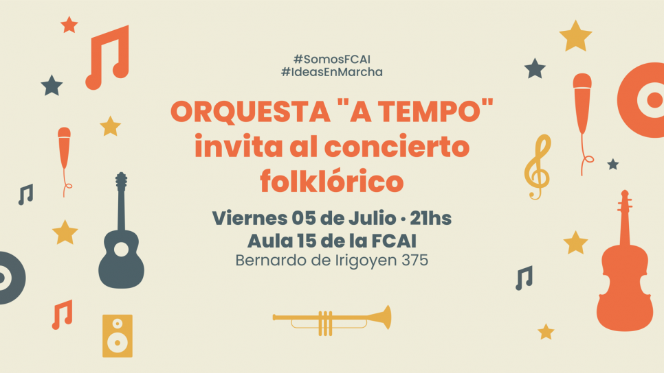 imagen ORQUESTA "A TEMPO" invita al concierto folklórico