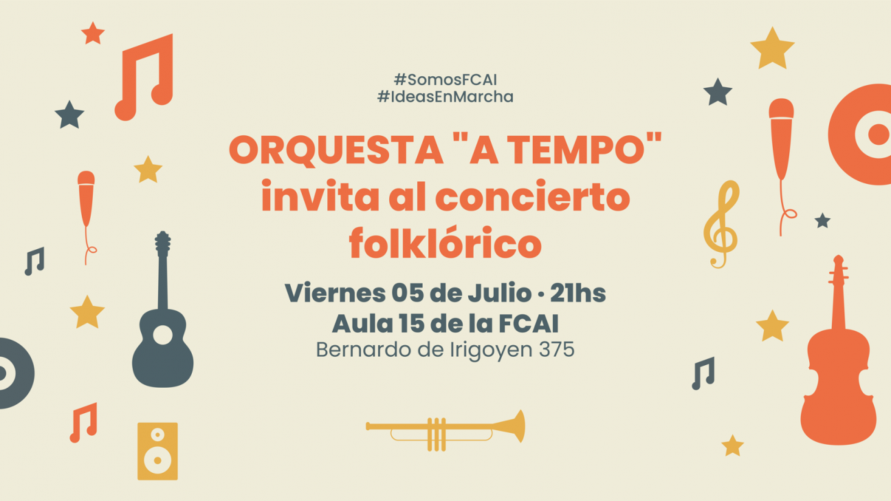 imagen ORQUESTA "A TEMPO" invita al concierto folklórico