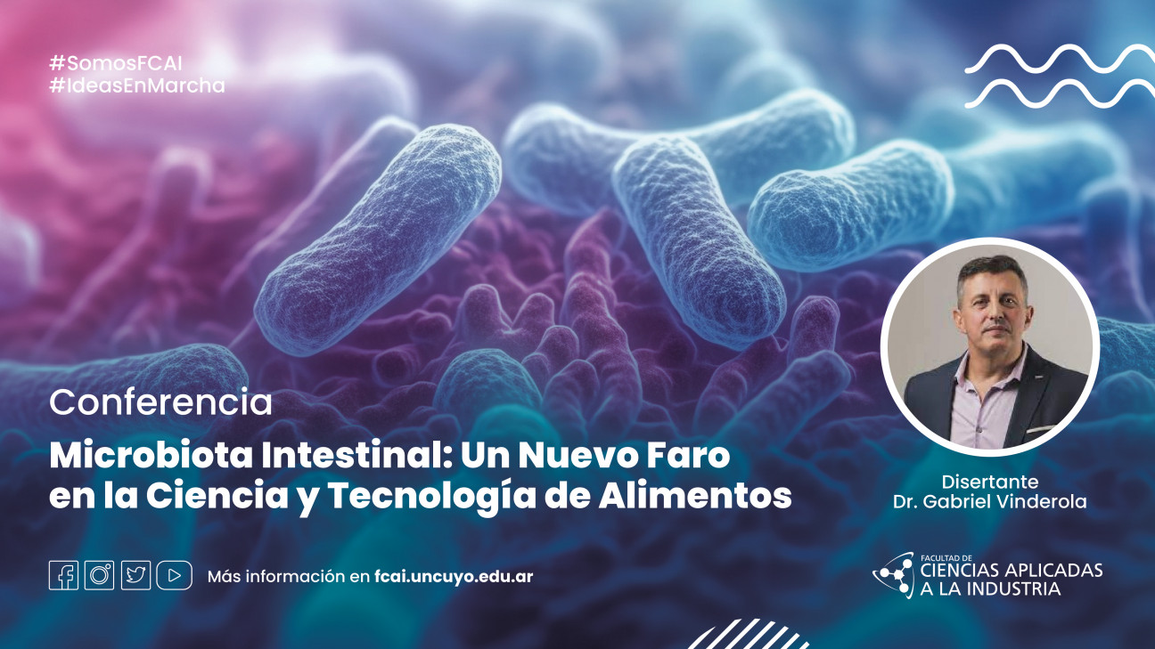 imagen Conferencia Microbiota Intestinal: Un Nuevo Faro en la Ciencia y Tecnología de Alimentos