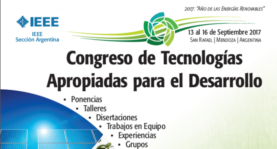 imagen Congreso de Tecnología Apropiadas para el desarrollo