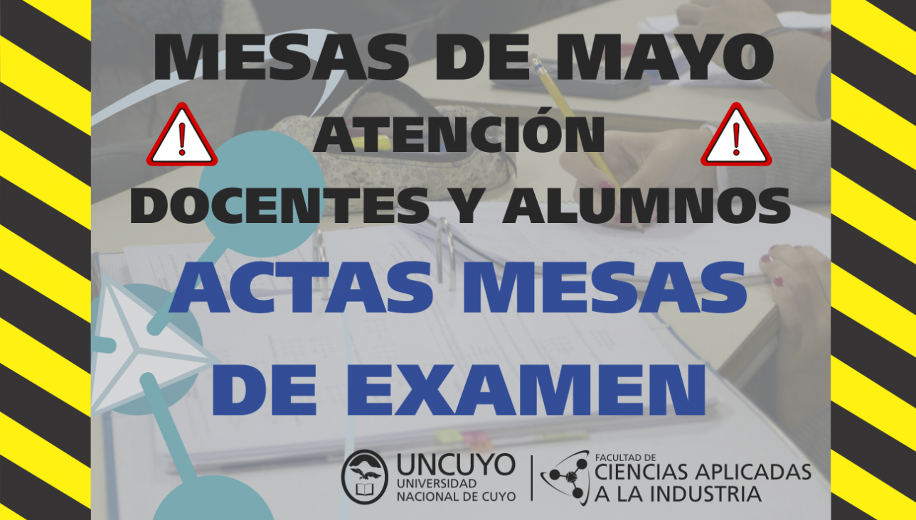 imagen Actas mesas examinadoras