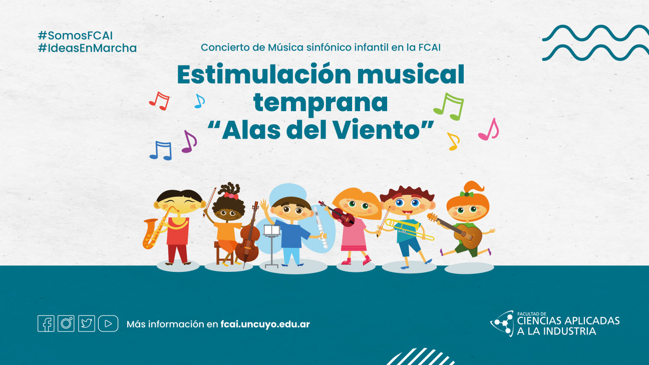 imagen Concierto de Música sinfónico infantil en la FCAI