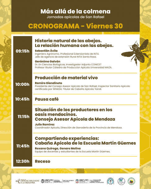 imagen "Más allá de la colmena" | Jornadas apícolas de San Rafael