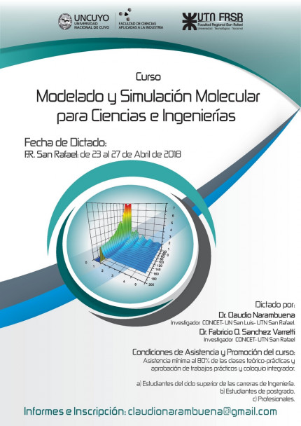 imagen Modelado y Simulación Molecular para Ciencias e Ingeniería