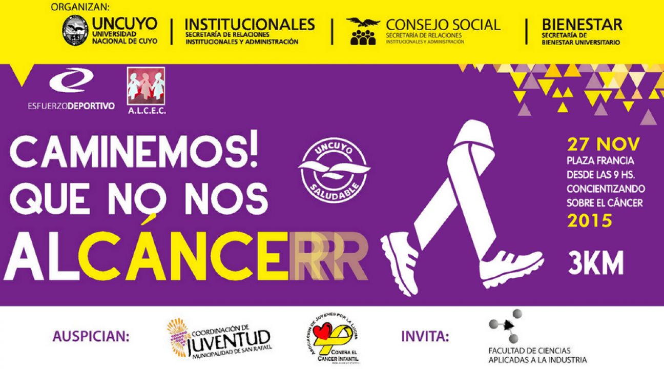 imagen Caminata destinada a concientizar sobre  el cáncer