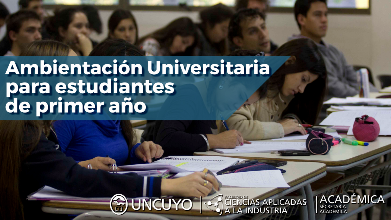 imagen Ambientación Universitaria para estudiantes de primer año