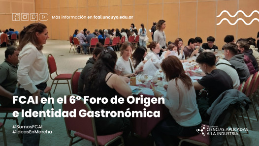 imagen FCAI en el 6° Foro de Origen e Identidad Gastronómica