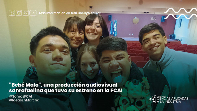 imagen "Bebé Malo", una producción audiovisual sanrafaelina que tuvo su estreno en la FCAI