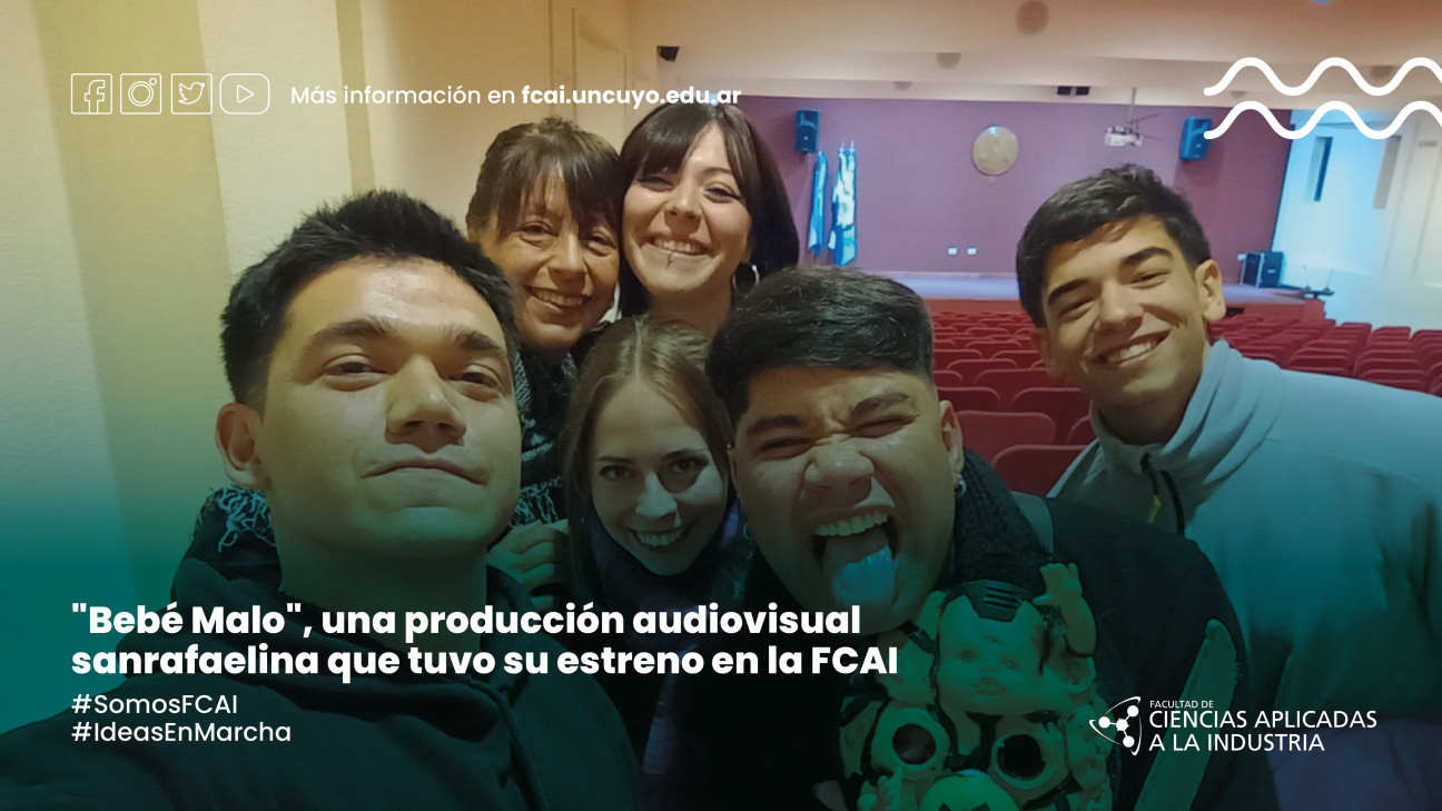 imagen "Bebé Malo", una producción audiovisual sanrafaelina que tuvo su estreno en la FCAI