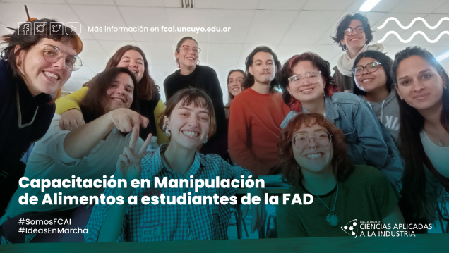 imagen Capacitación en Manipulación de Alimentos a estudiantes de la FAD