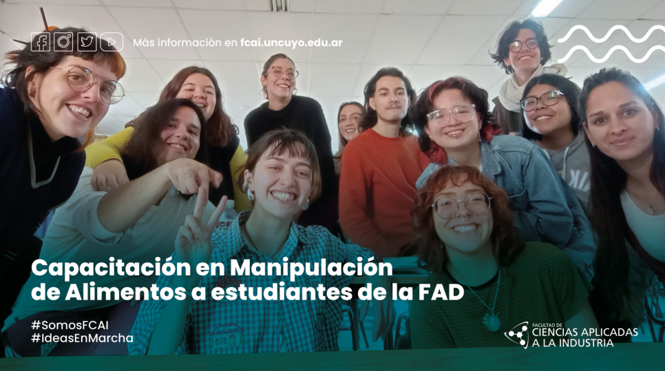 imagen Capacitación en Manipulación de Alimentos a estudiantes de la FAD