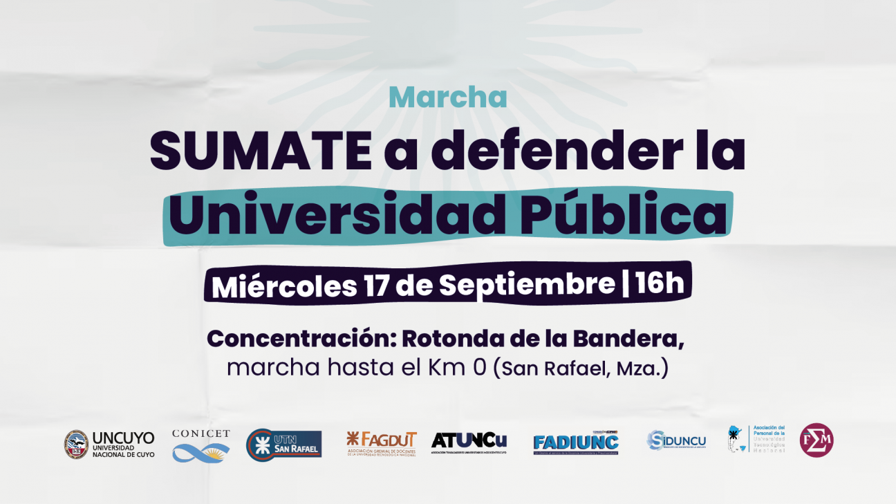 imagen Sumate a defender la Universidad Pública