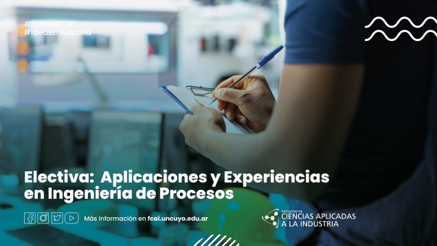 imagen Electiva Aplicaciones y Experiencias en Ingeniería de Procesos