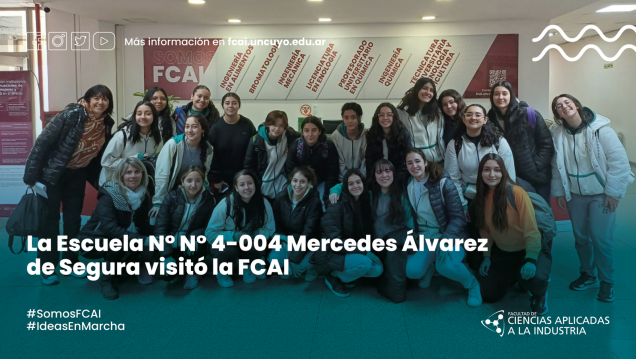 imagen La Escuela N° 4-004 Mercedes Álvarez de Segura visitó la FCAI