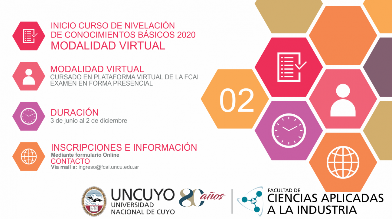 imagen Inicio Curso de nivelación de conocimientos básicos 2020 MODALIDAD VIRTUAL