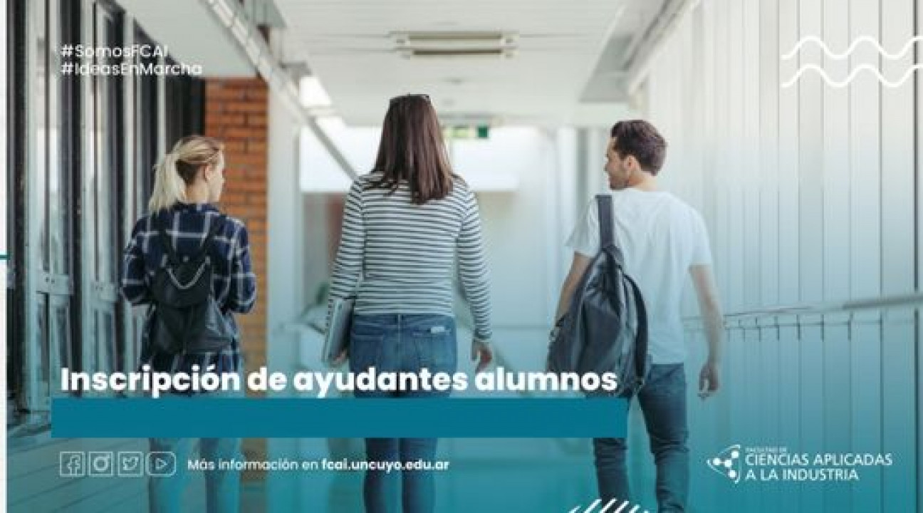 imagen Inscripción de ayudantes alumnos adscriptos para el segundo semestre 2024