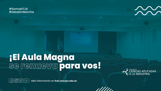 imagen ¡El Aula Magna se renueva para vos!