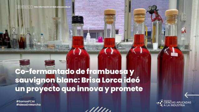 imagen Co-fermantado de frambuesa y sauvignon blanc: Brisa Lorca ideó un proyecto que innova y promete