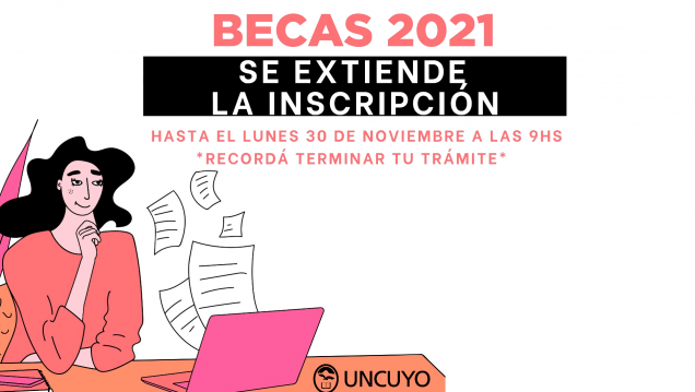 imagen Extensión de plazos Convocatoria Becas Estudiantes 2021.