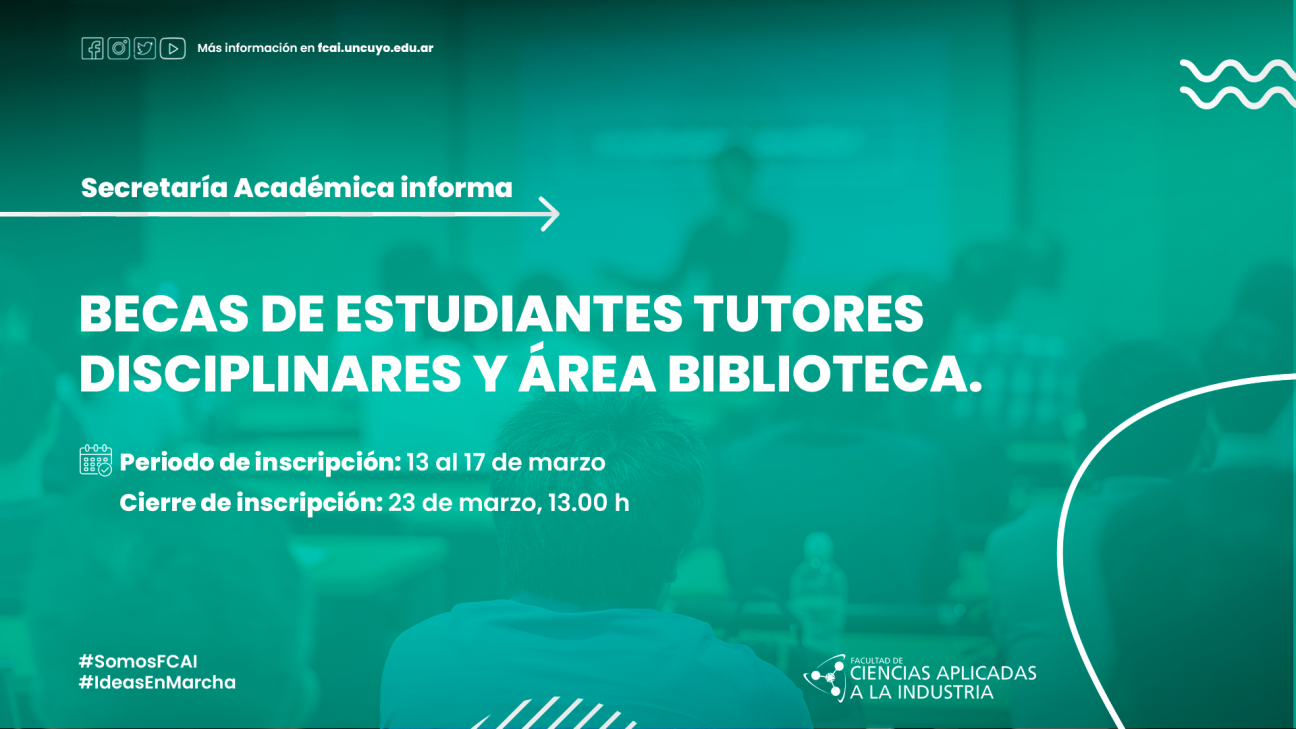 imagen Convocatoria Becas Tutores