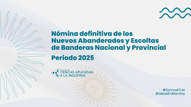 imagen Nomina definitiva de los nuevos abanderados y escoltas de banderas nacional y provincial periodo 2025