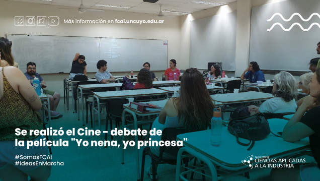 imagen Se realizó el Cine - debate de la película "Yo nena, yo princesa"