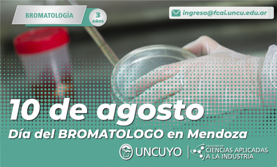 imagen Día del Bromatólogo en Mendoza