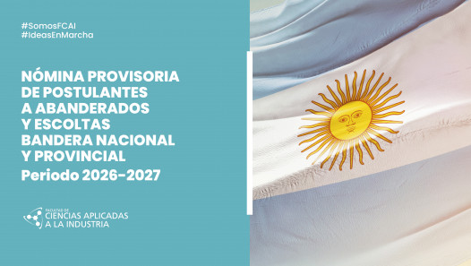 imagen Nomina Provisoria de Abanderados y Escoltas, Bandera Nacional y Provincial para los Periodos 2026-2027
