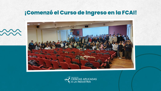 imagen ¡Comenzó el Curso de Ingreso en la FCAI!
