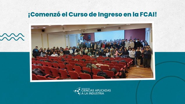 imagen ¡Comenzó el Curso de Ingreso en la FCAI!