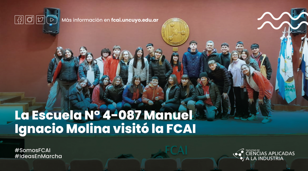 imagen La Escuela N° 4-087 Manuel Ignacio Molina visitó la FCAI