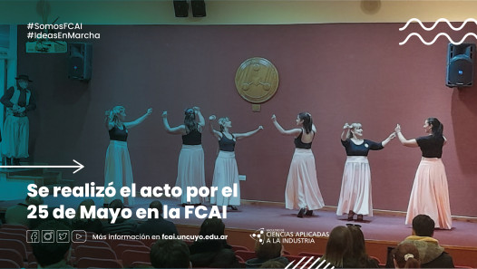 imagen Acto 25 de Mayo en la FCAI