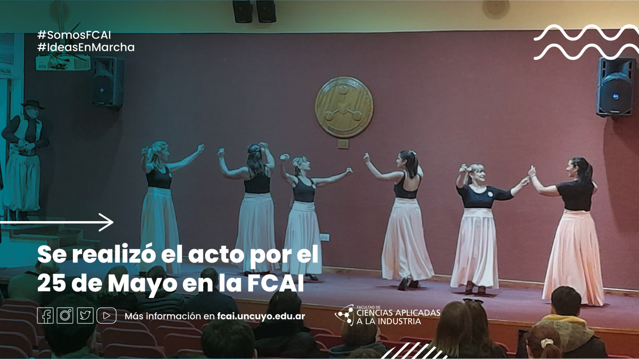 imagen Acto 25 de Mayo en la FCAI