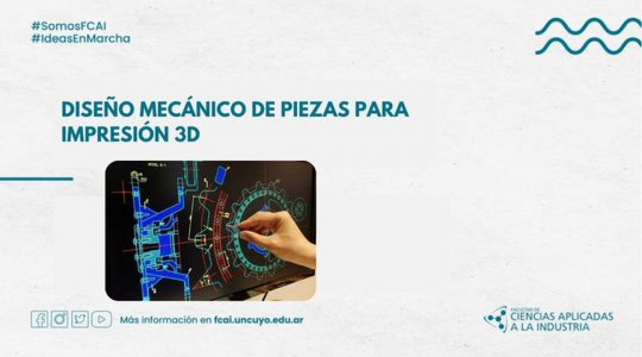 imagen Electiva E215 " Diseño Mecánico de piezas para impresión 3D "